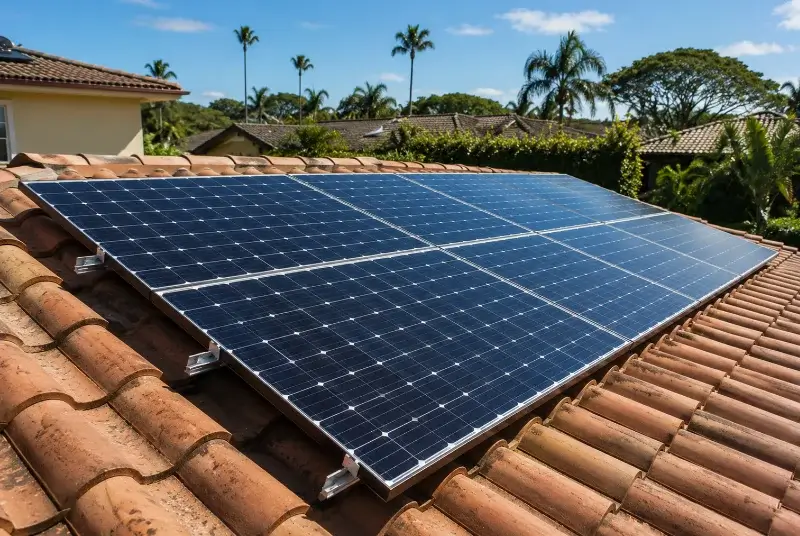 Installation de panneaux solaires à Mont